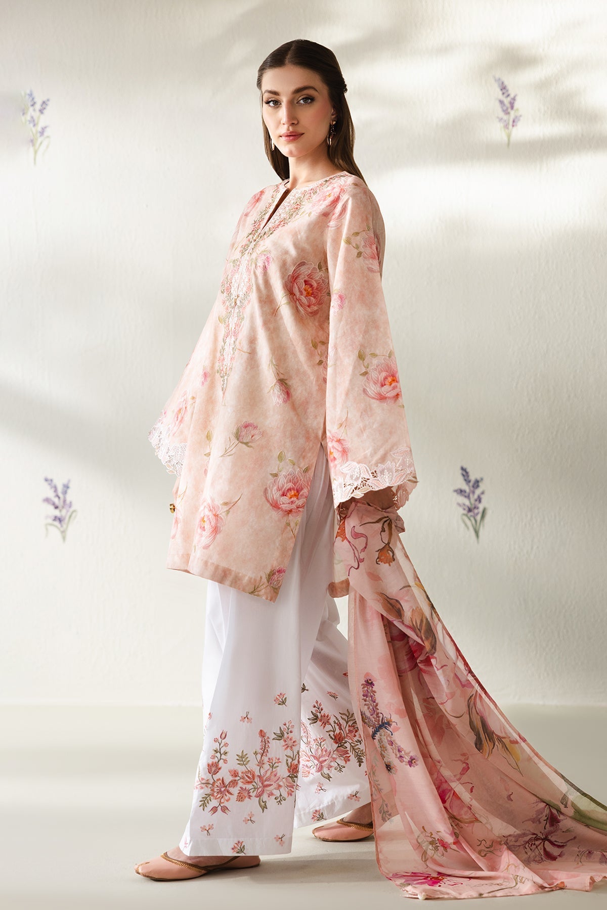 Organza Suit (3-Piece) by Baroque – SF-4427, Photo 7