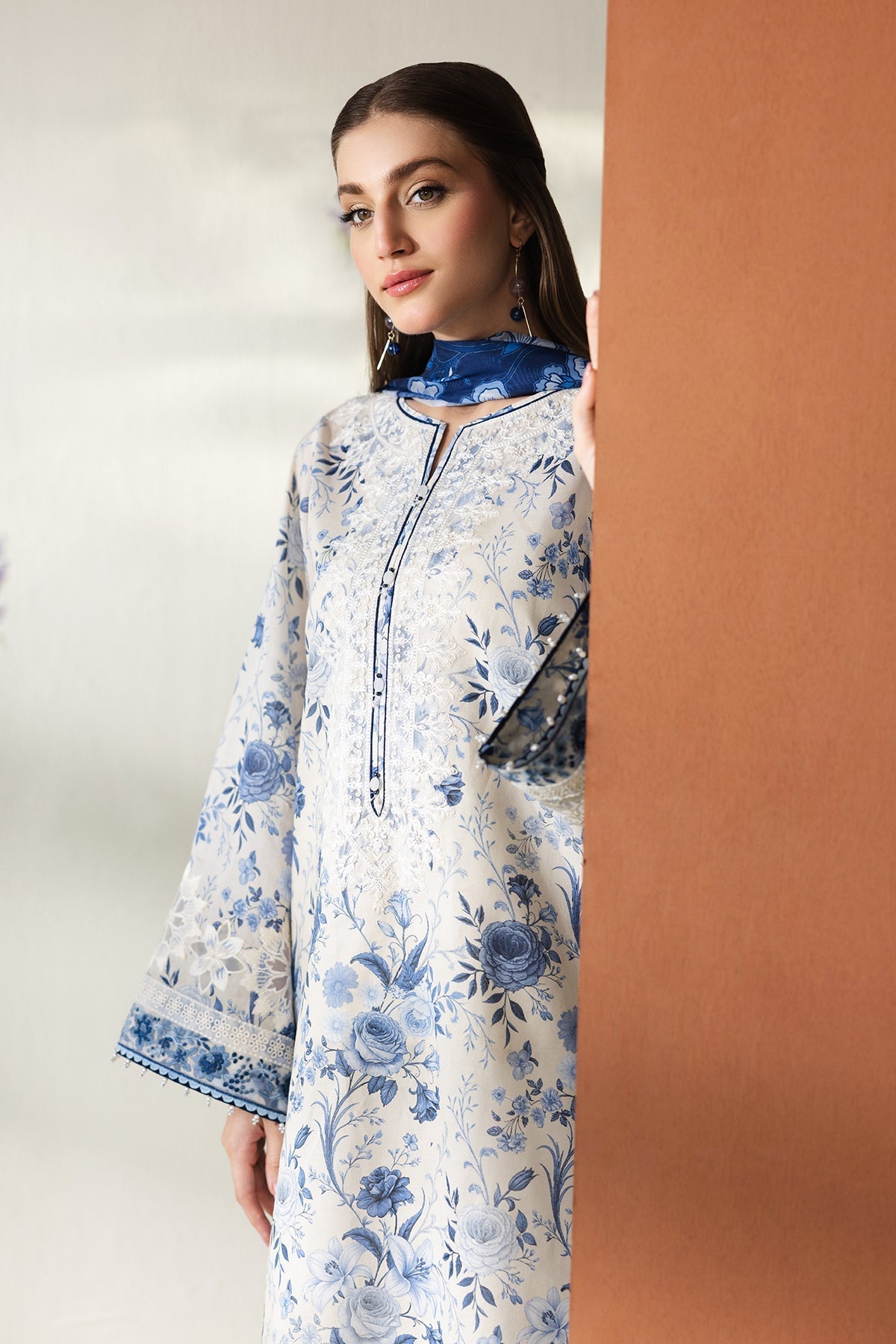 Organza Suit (3-Piece) by Baroque – SF-4429, Photo 5