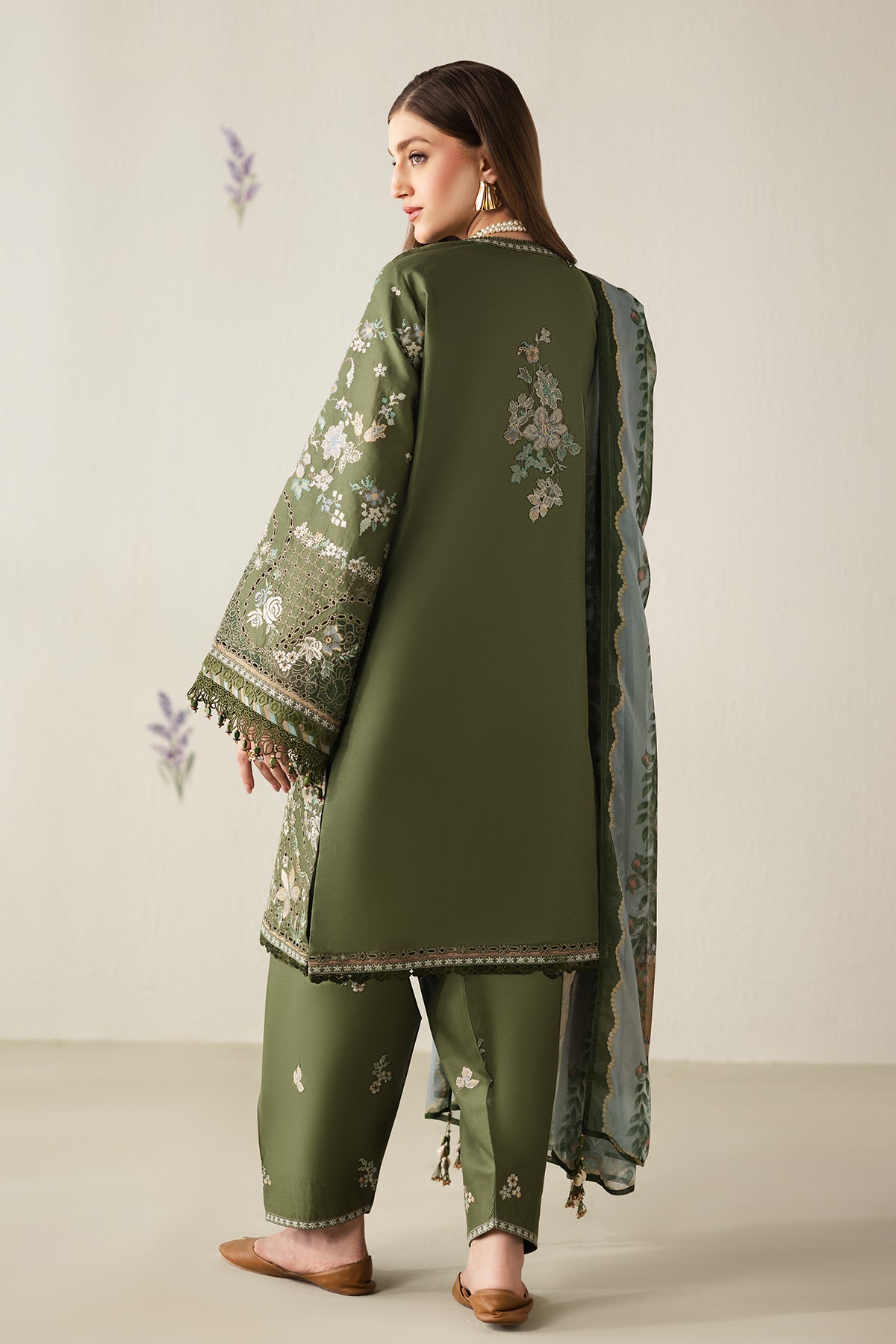 Organza Suit (3-Piece) by Baroque – SF-4431, Photo 2