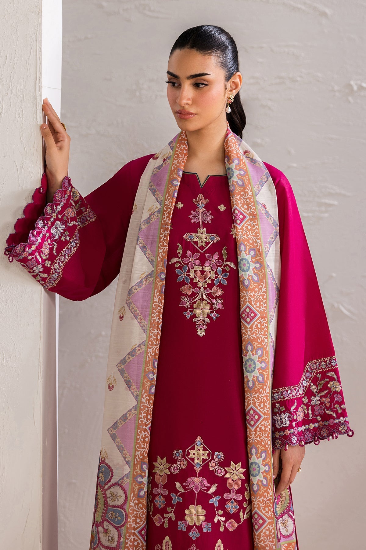 Organza Suit (3-Piece) by Baroque – SF-4449, Photo 5