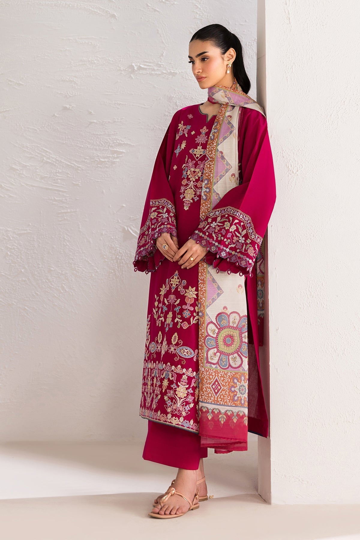 Organza Suit (3-Piece) by Baroque – SF-4449, Photo 7