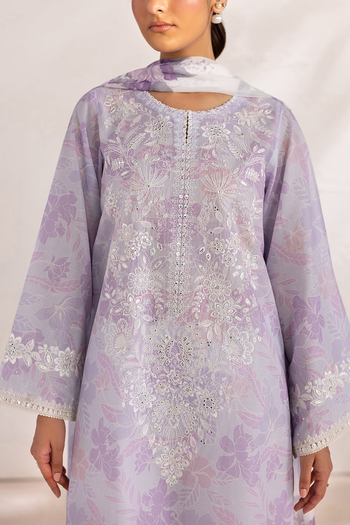 Organza Suit (3-Piece) by Baroque – SF-4450, Photo 3
