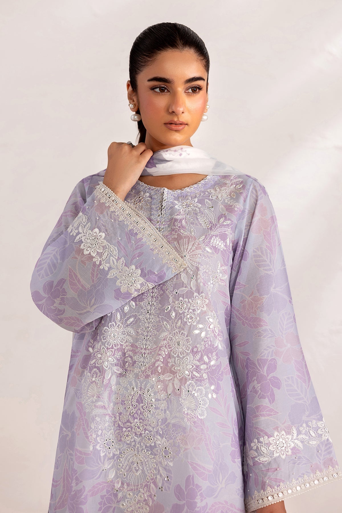 Organza Suit (3-Piece) by Baroque – SF-4450, Photo 5