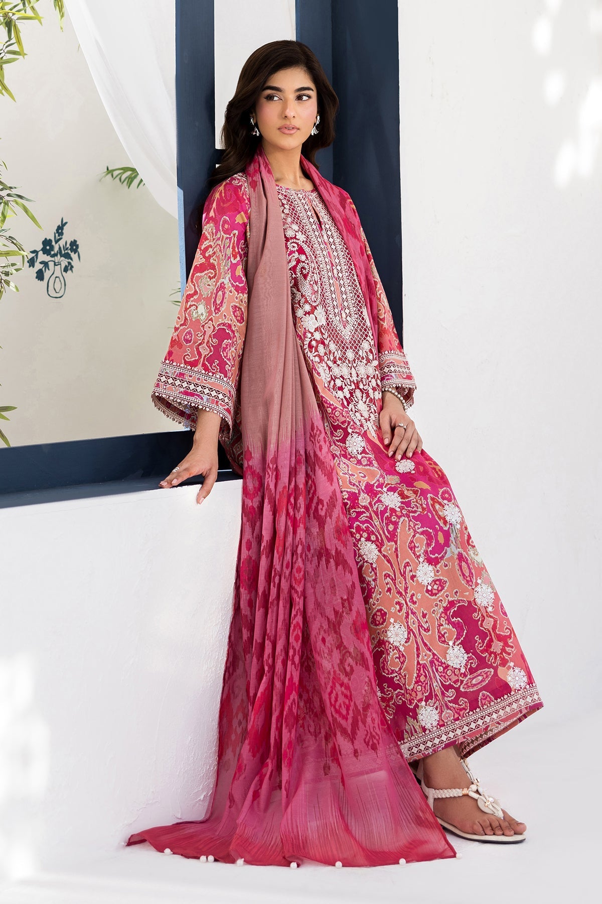 Organza Suit (3-Piece) by Baroque – SF-4452, Photo 5