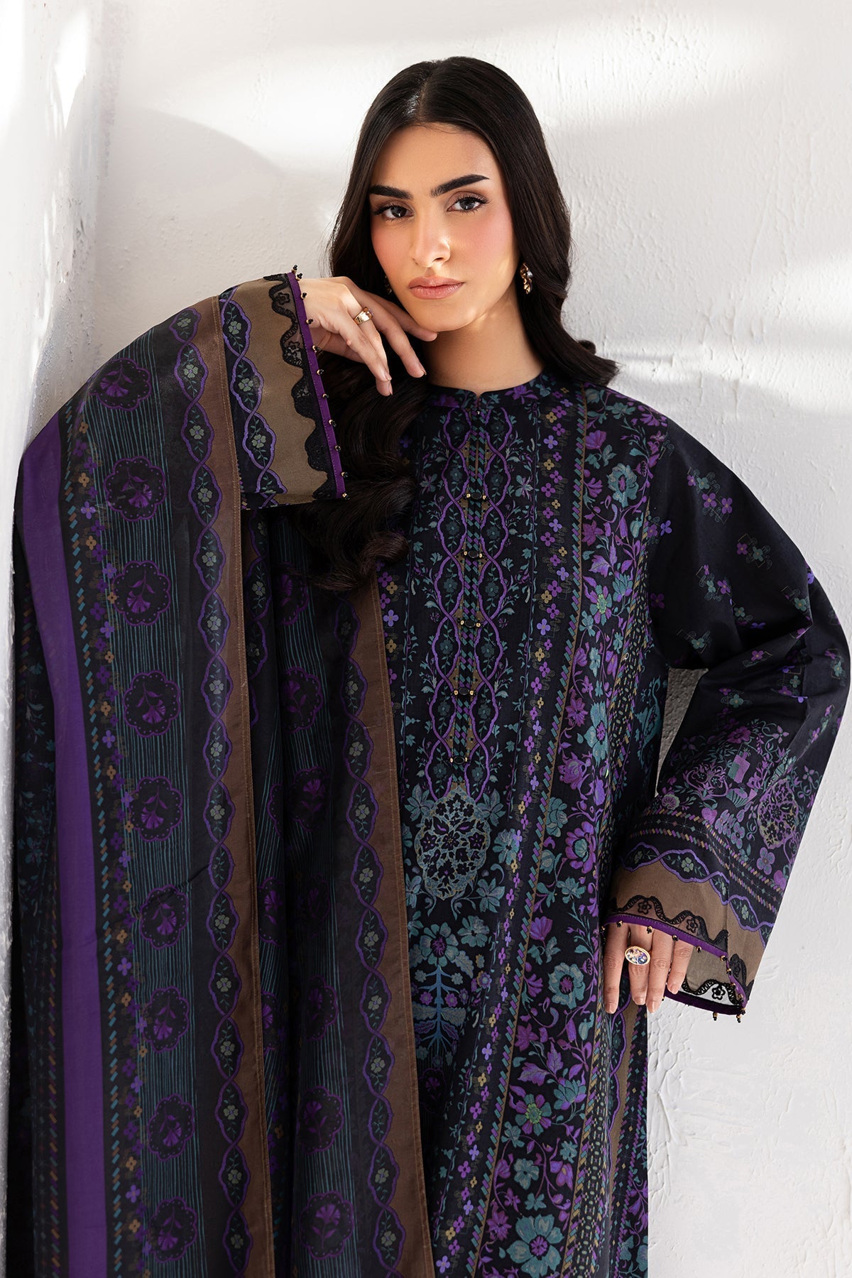 Organza Suit (3-Piece) by Baroque – SF-4453, Photo 3