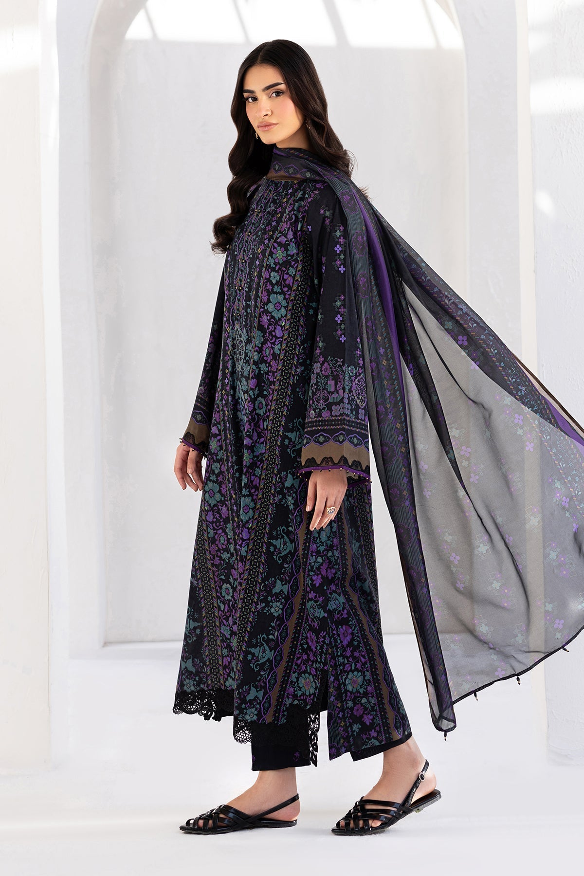 Organza Suit (3-Piece) by Baroque – SF-4453, Photo 7