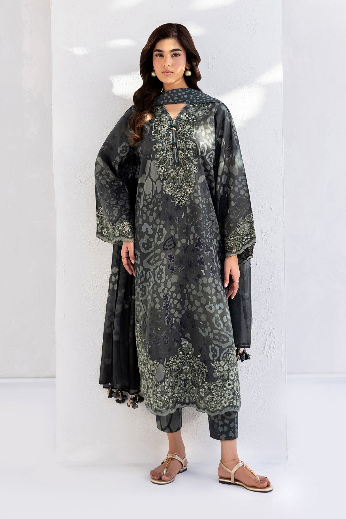Organza Suit (3-Piece) by Baroque – SF-4454
