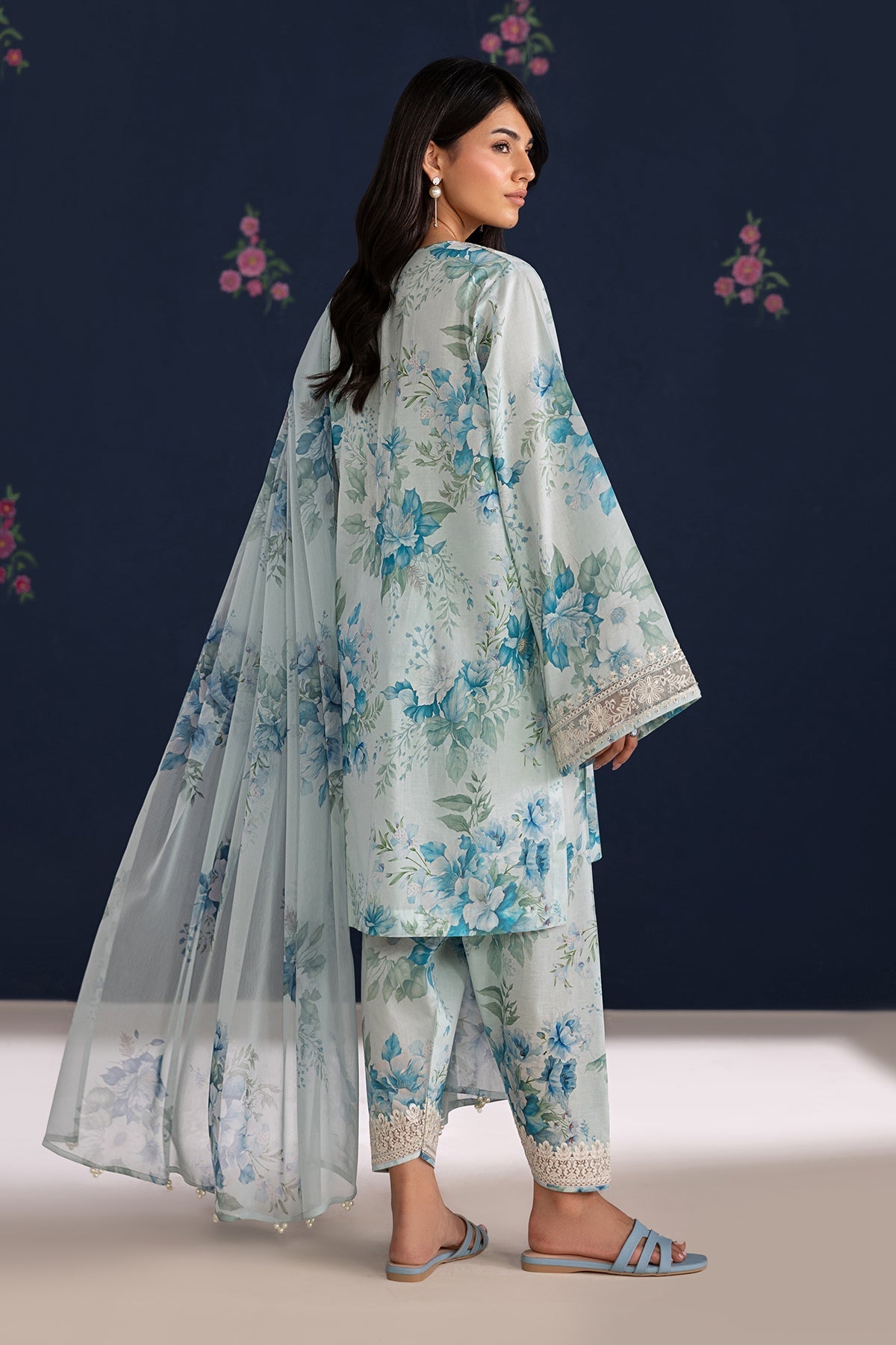 Organza Suit (3-Piece) by Baroque – SF-4461, Photo 2