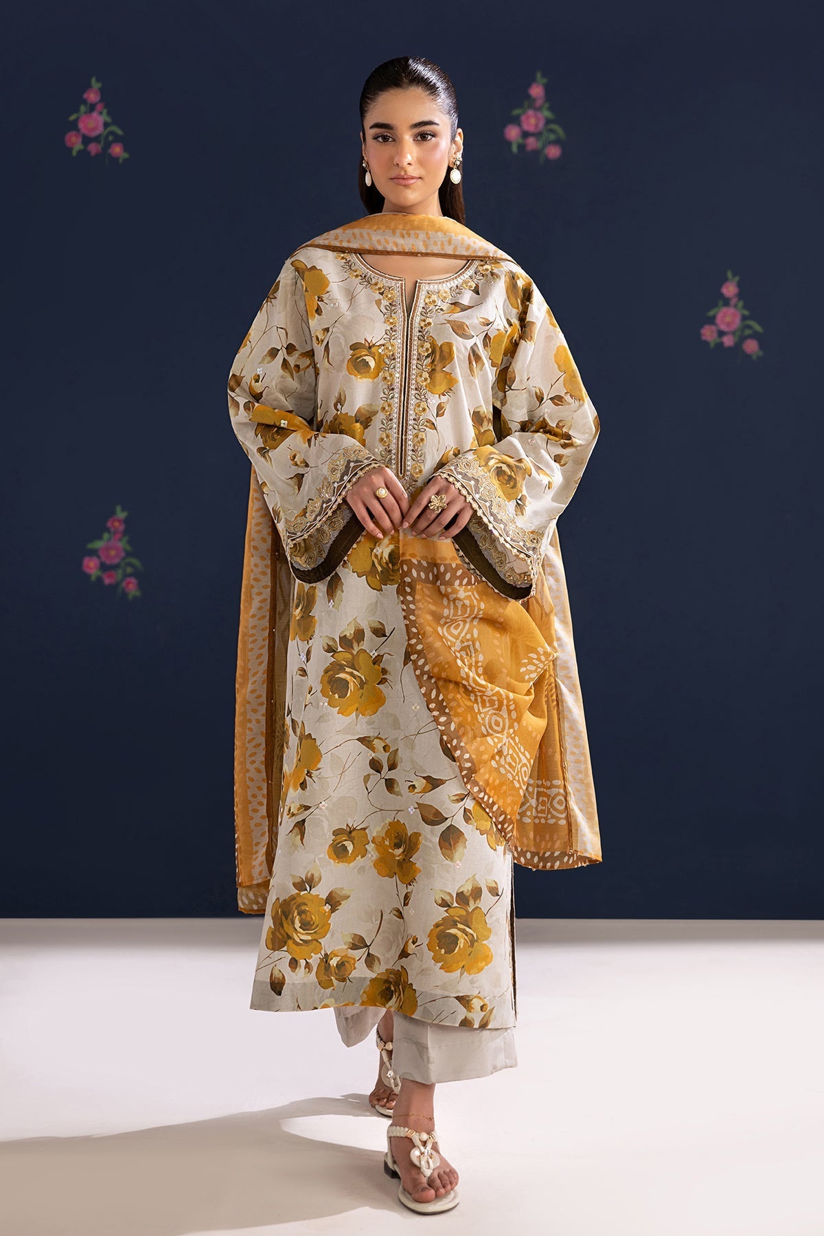 Organza Suit (3-Piece) by Baroque – SF-4462, Photo 5