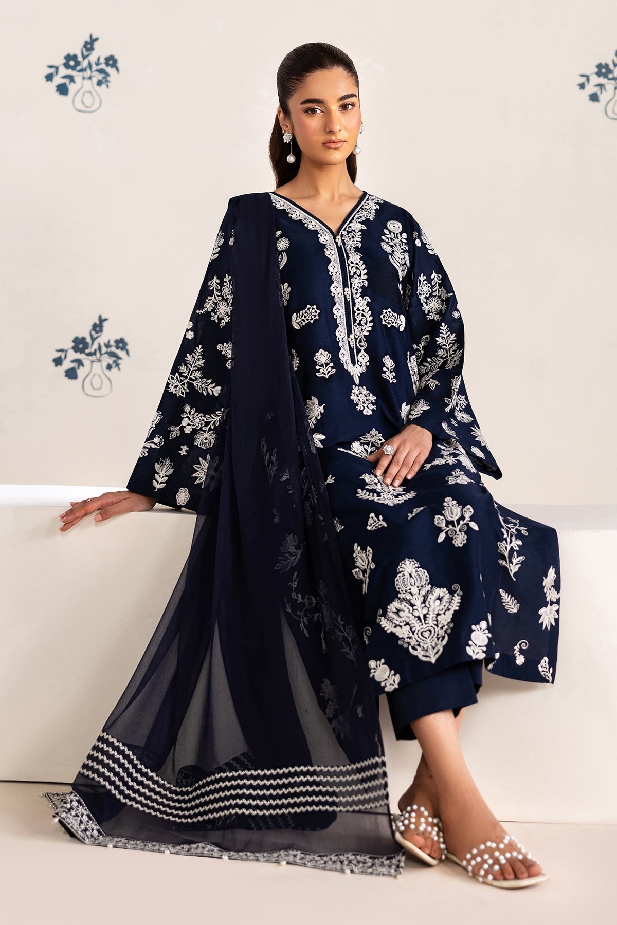 Jacquard Suit (3-Piece) by Baroque – SF-4464, Photo 4