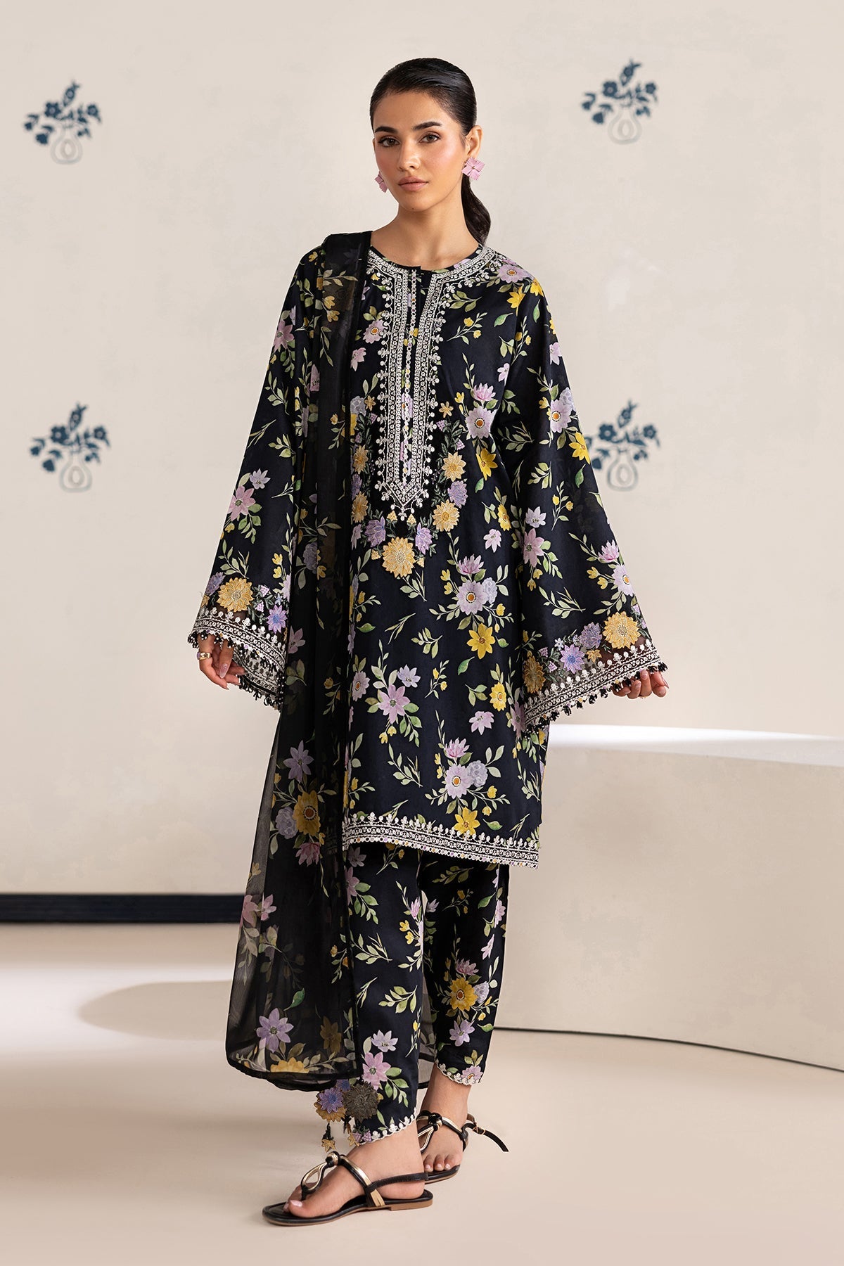 Organza Suit (2-Piece) by Baroque – SF-4465