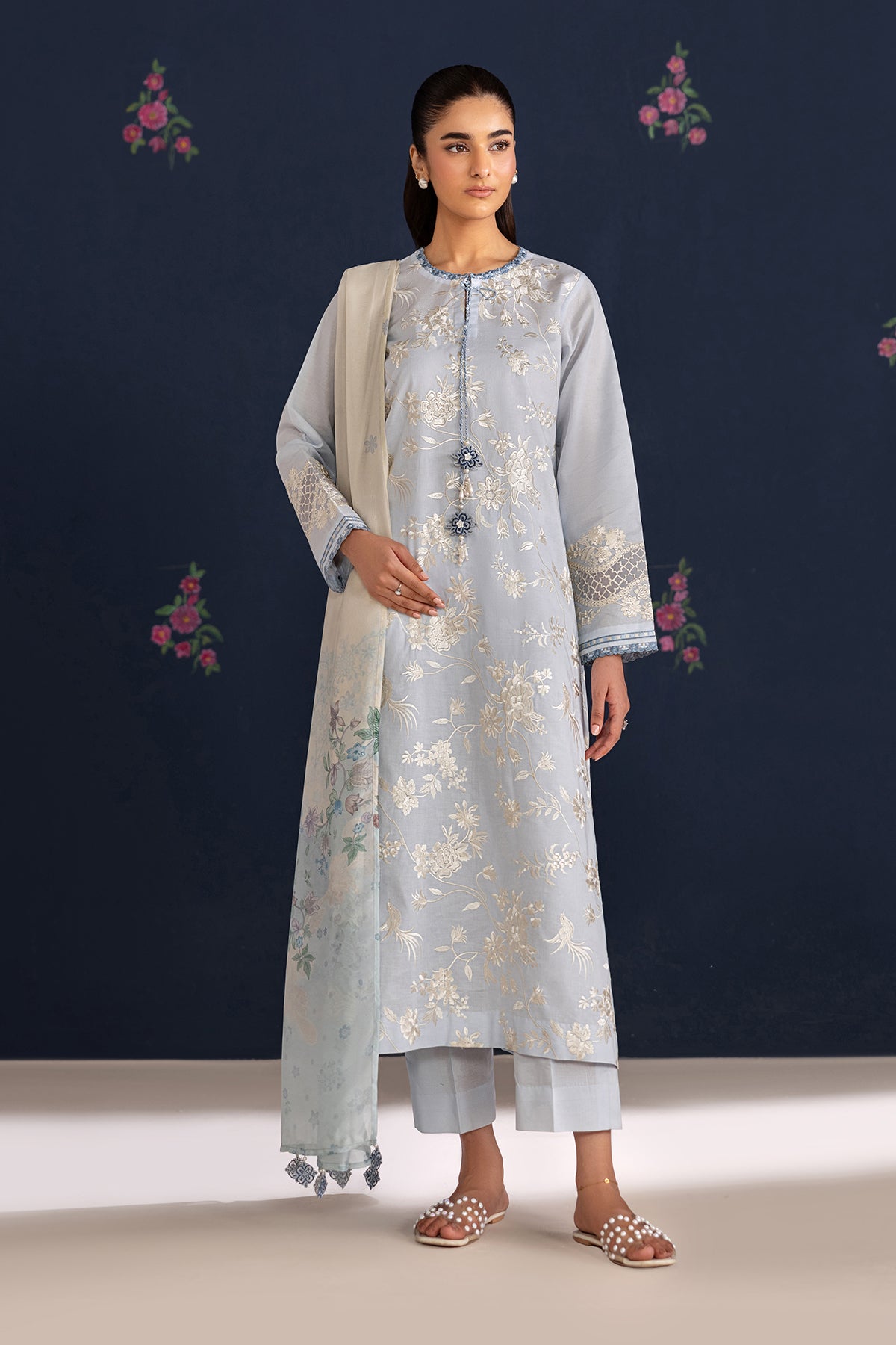 Cotton Suit (3-Piece) by Baroque – SF-4466