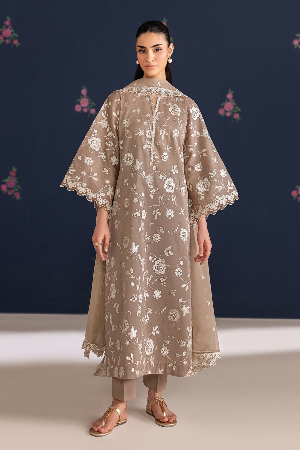 Organza Suit (3-Piece) by Baroque – SF-4467