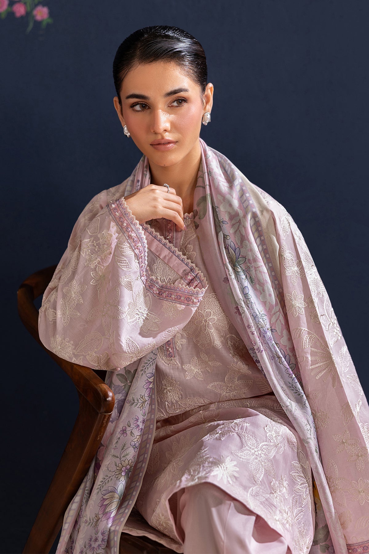 Organza Suit (2-Piece) by Baroque – SF-4468, Photo 4