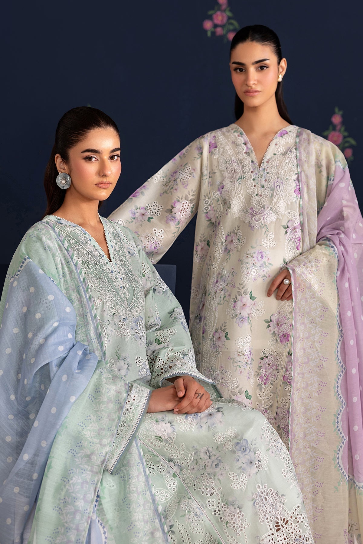 Organza Suit (3-Piece) by Baroque – SF-4469, Photo 8