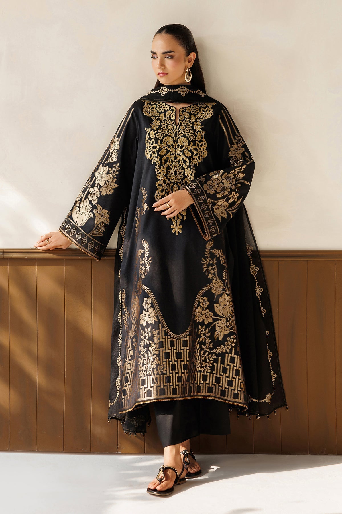 Organza Suit (3-Piece) by Baroque – SF-4501, Photo 4