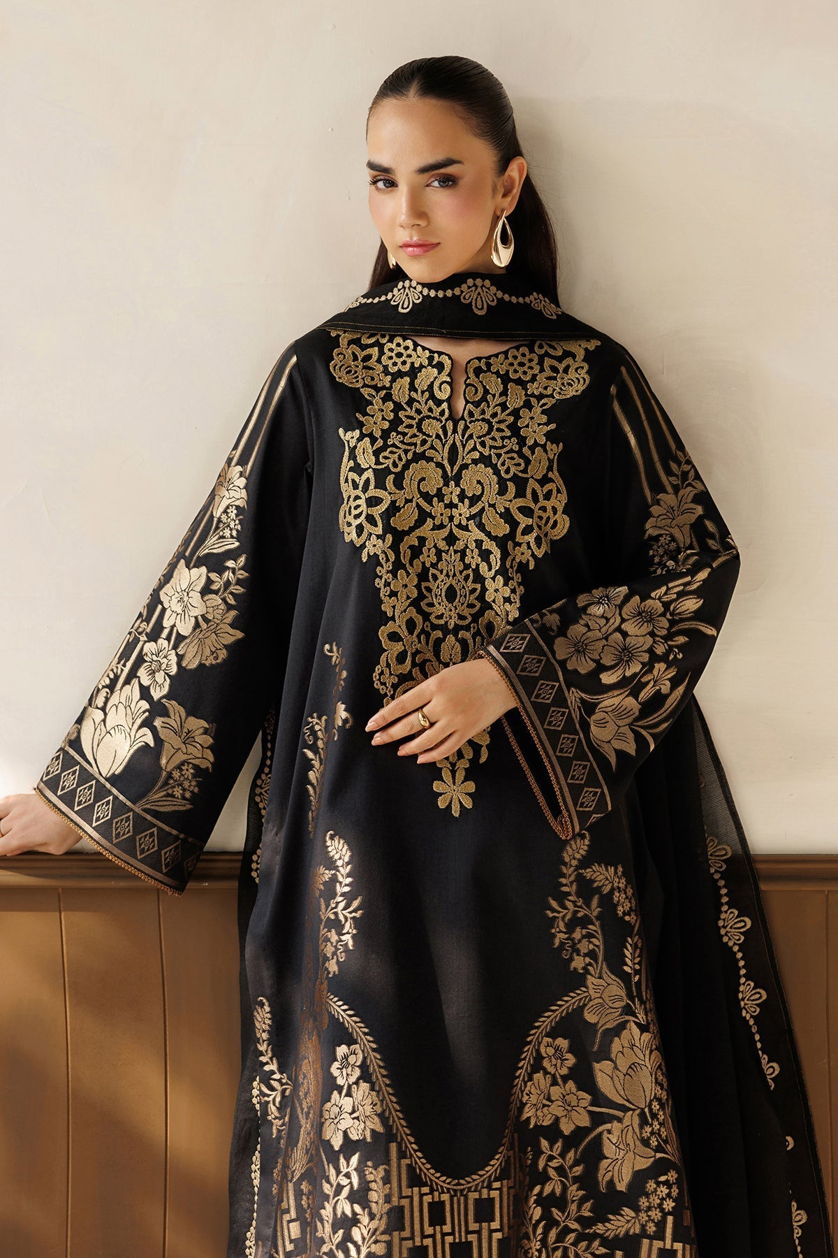 Organza Suit (3-Piece) by Baroque – SF-4501, Photo 5