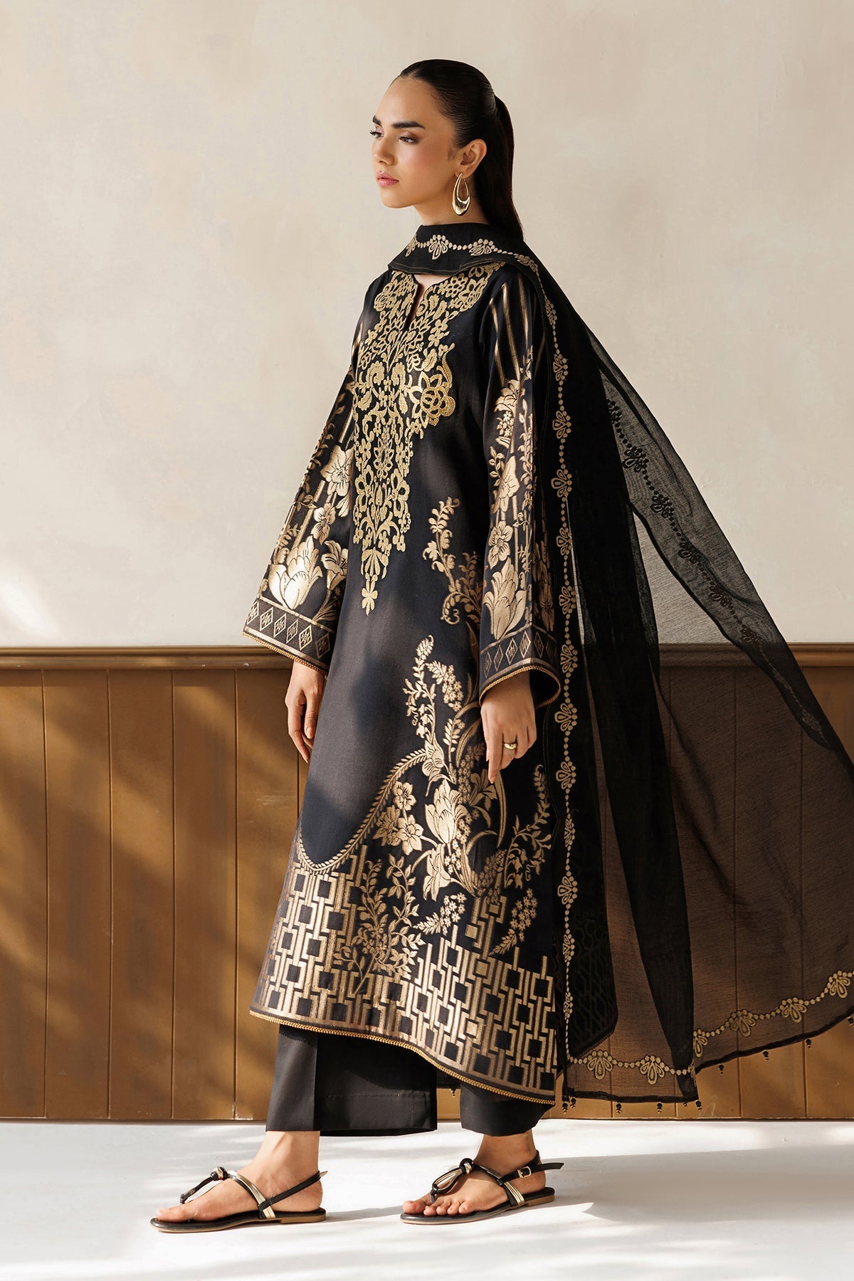 Organza Suit (3-Piece) by Baroque – SF-4501, Photo 6