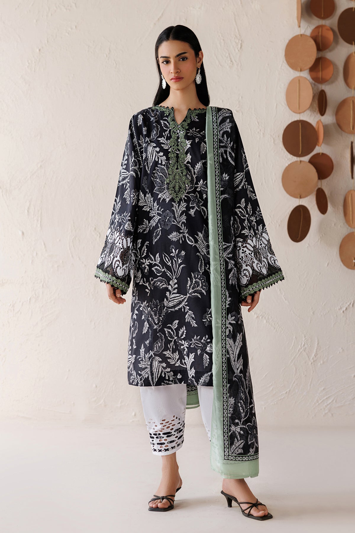 Organza Suit (3-Piece) by Baroque – SF-4515
