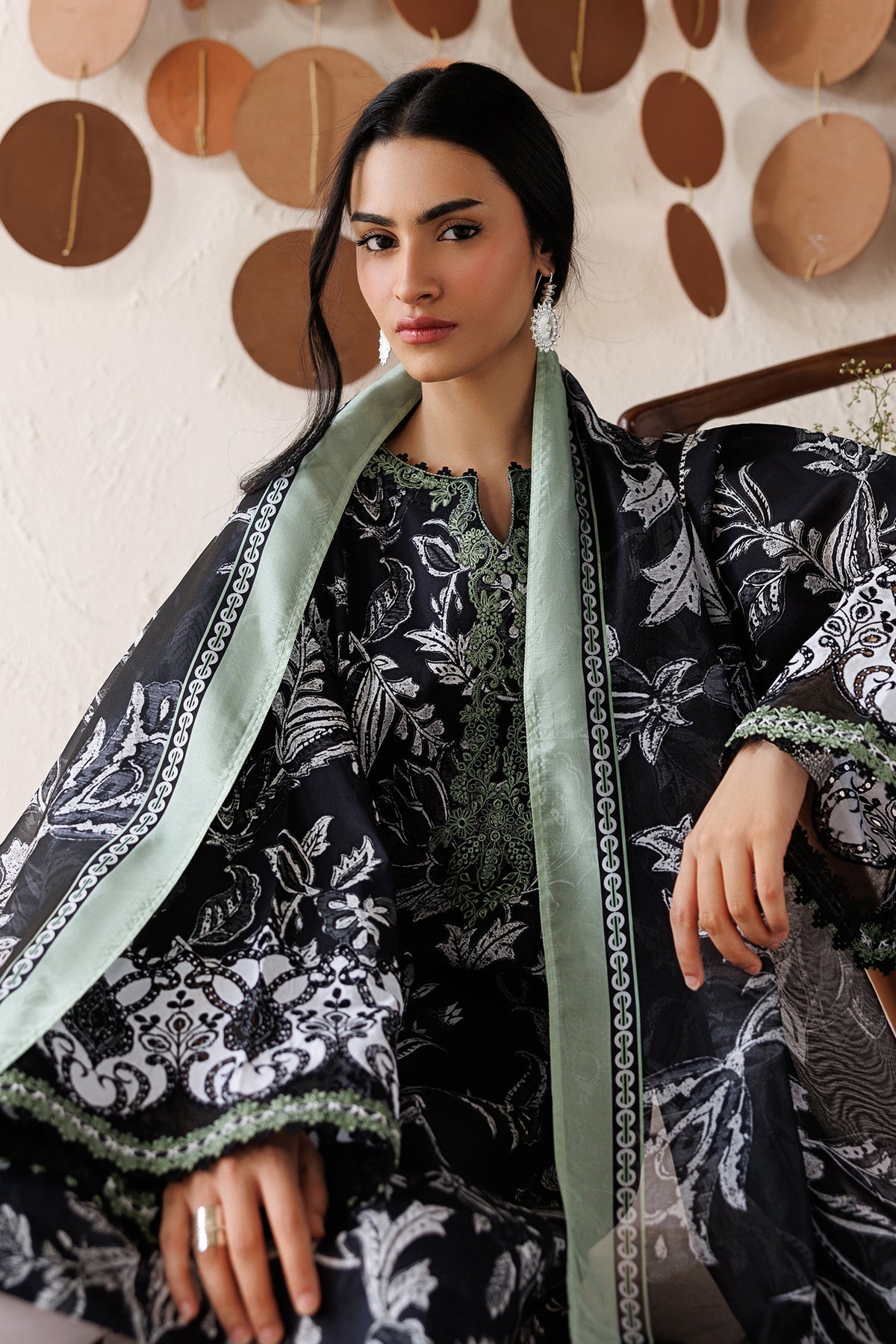 Organza Suit (3-Piece) by Baroque – SF-4515, Photo 8
