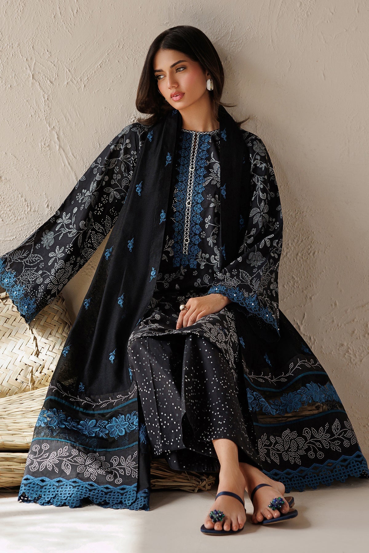 Organza Suit (3-Piece) by Baroque – SF-4518, Photo 5