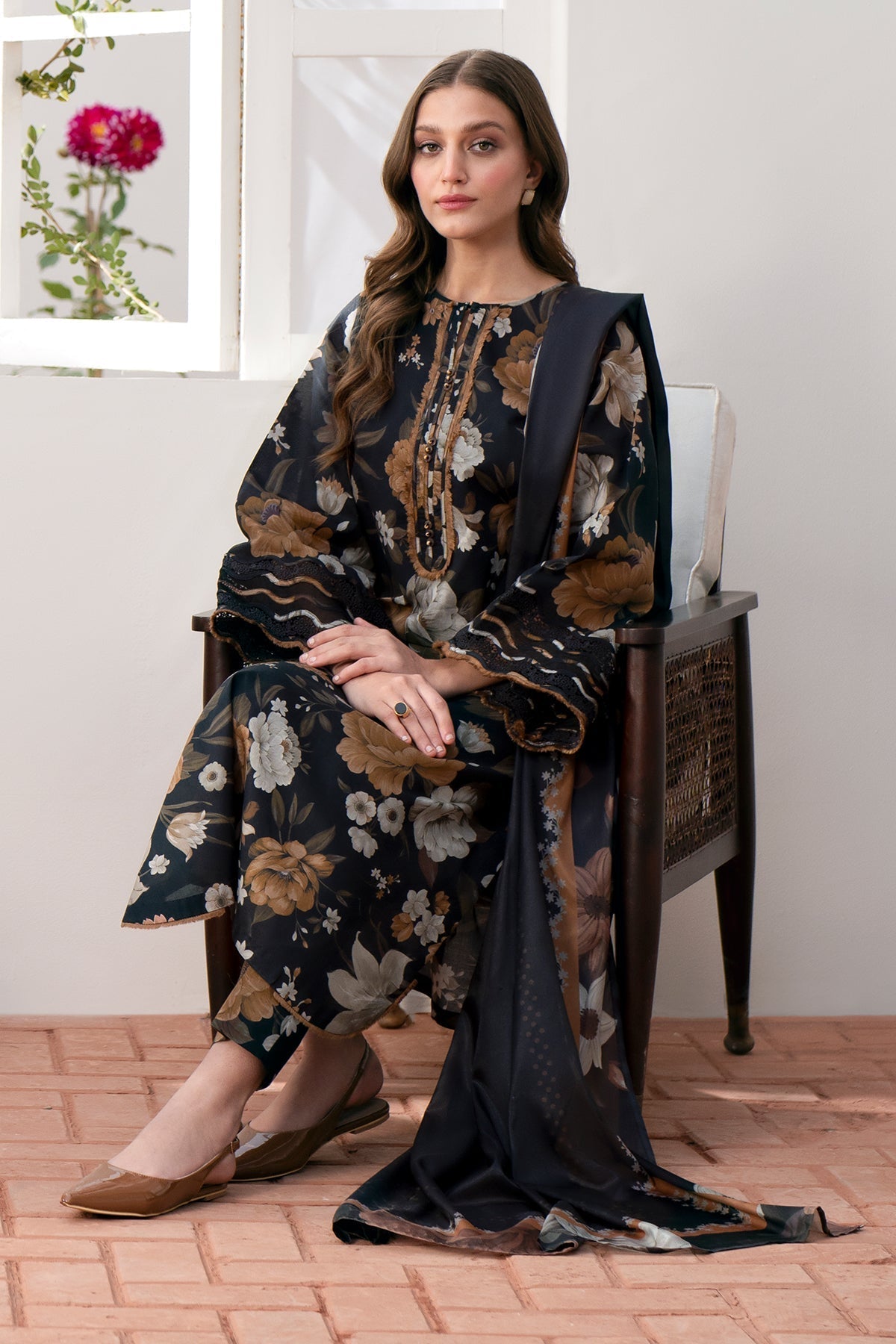 Organza Suit (3-Piece) by Baroque – SF-540, Photo 4