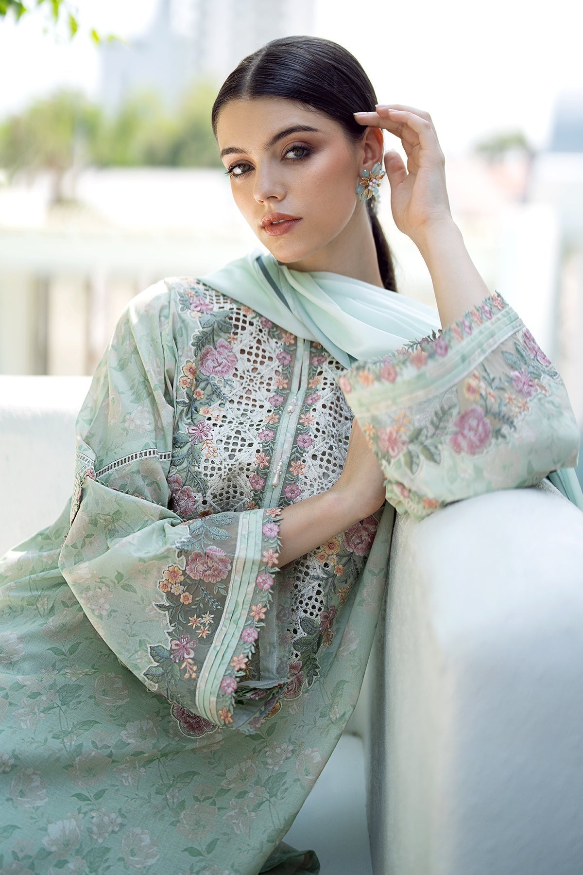 Organza Suit (3-Piece) by Baroque – SF-550, Photo 6