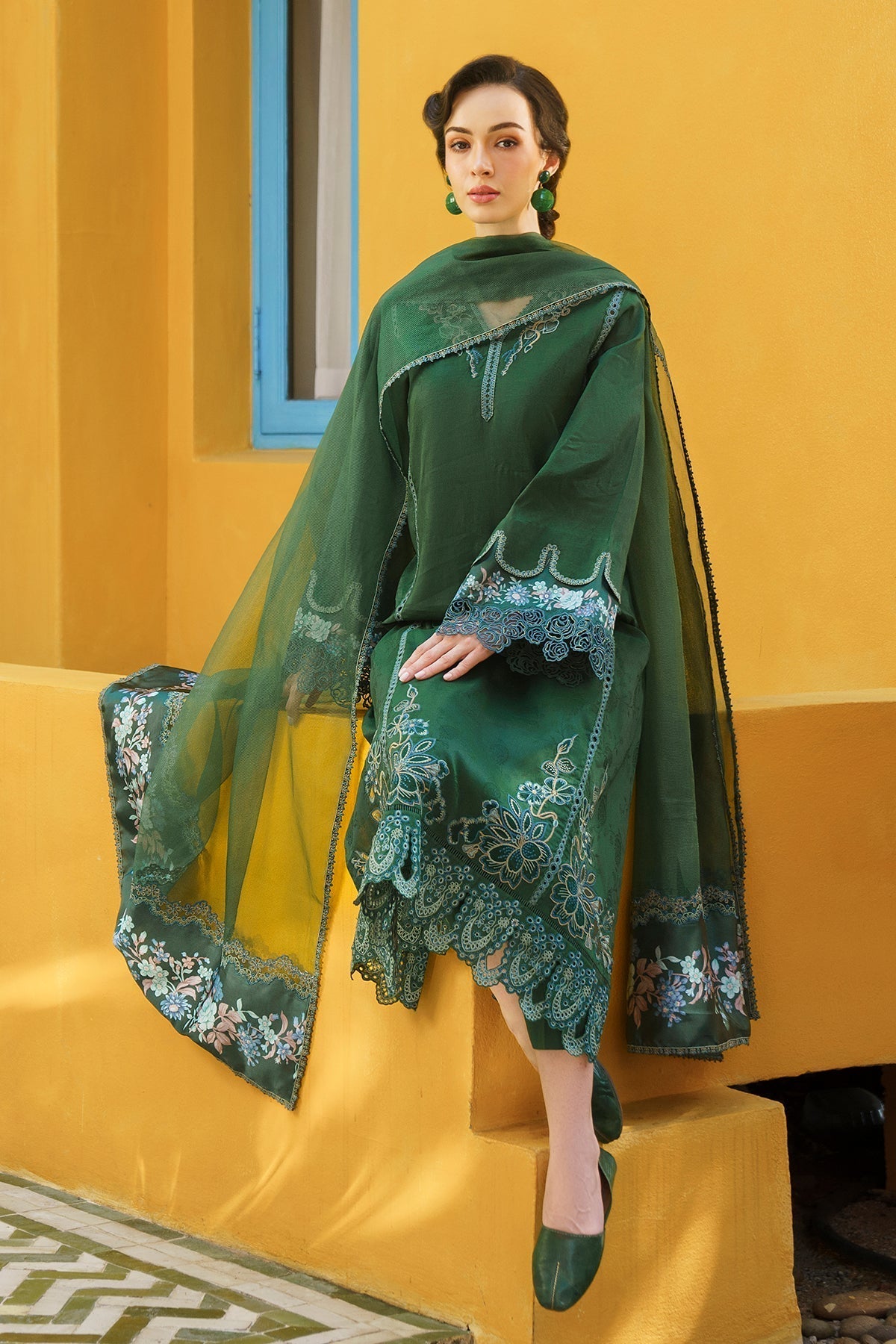 Organza Suit (3-Piece) by Baroque – SF-572, Photo 4