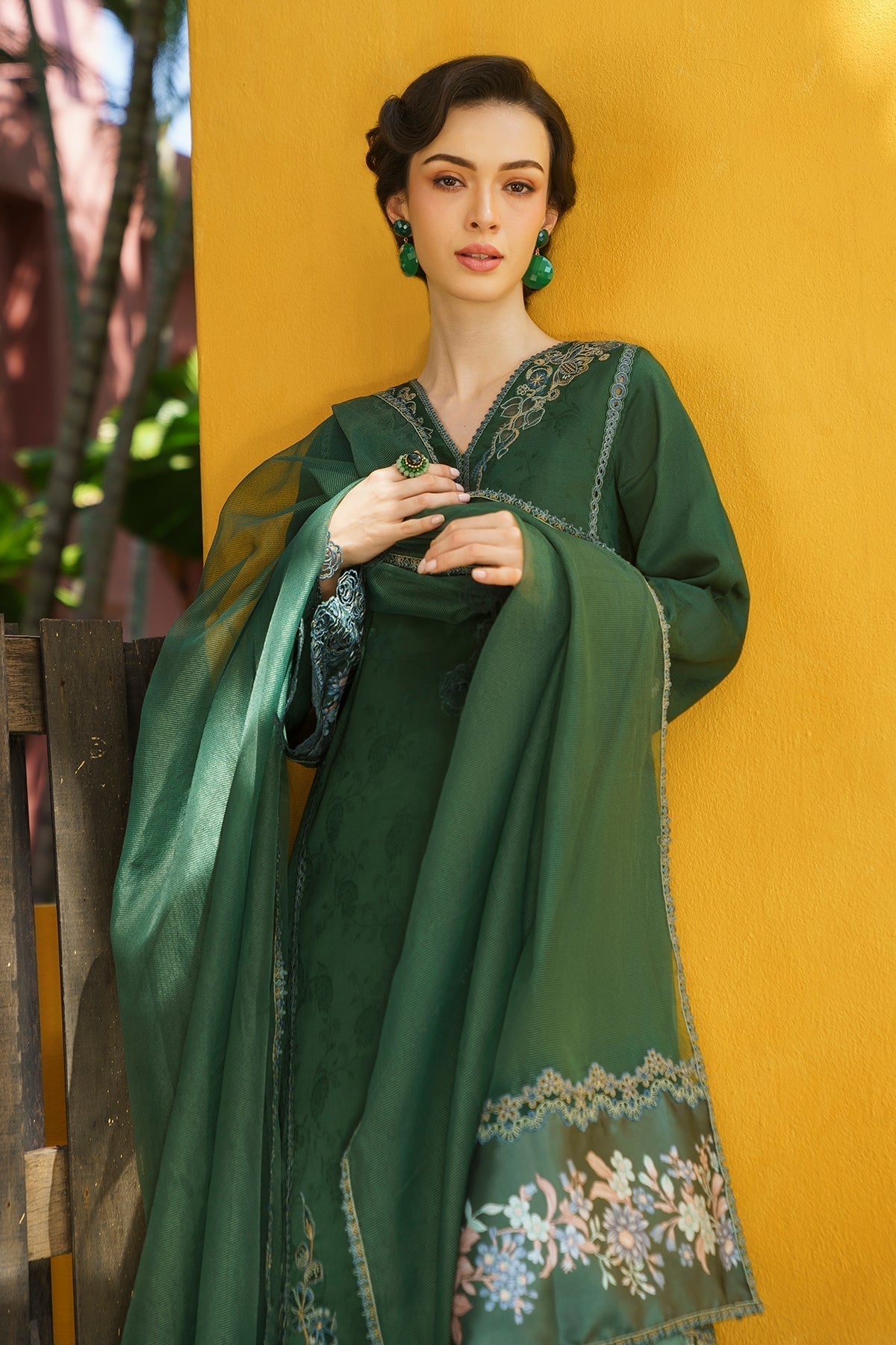 Organza Suit (3-Piece) by Baroque – SF-572, Photo 5