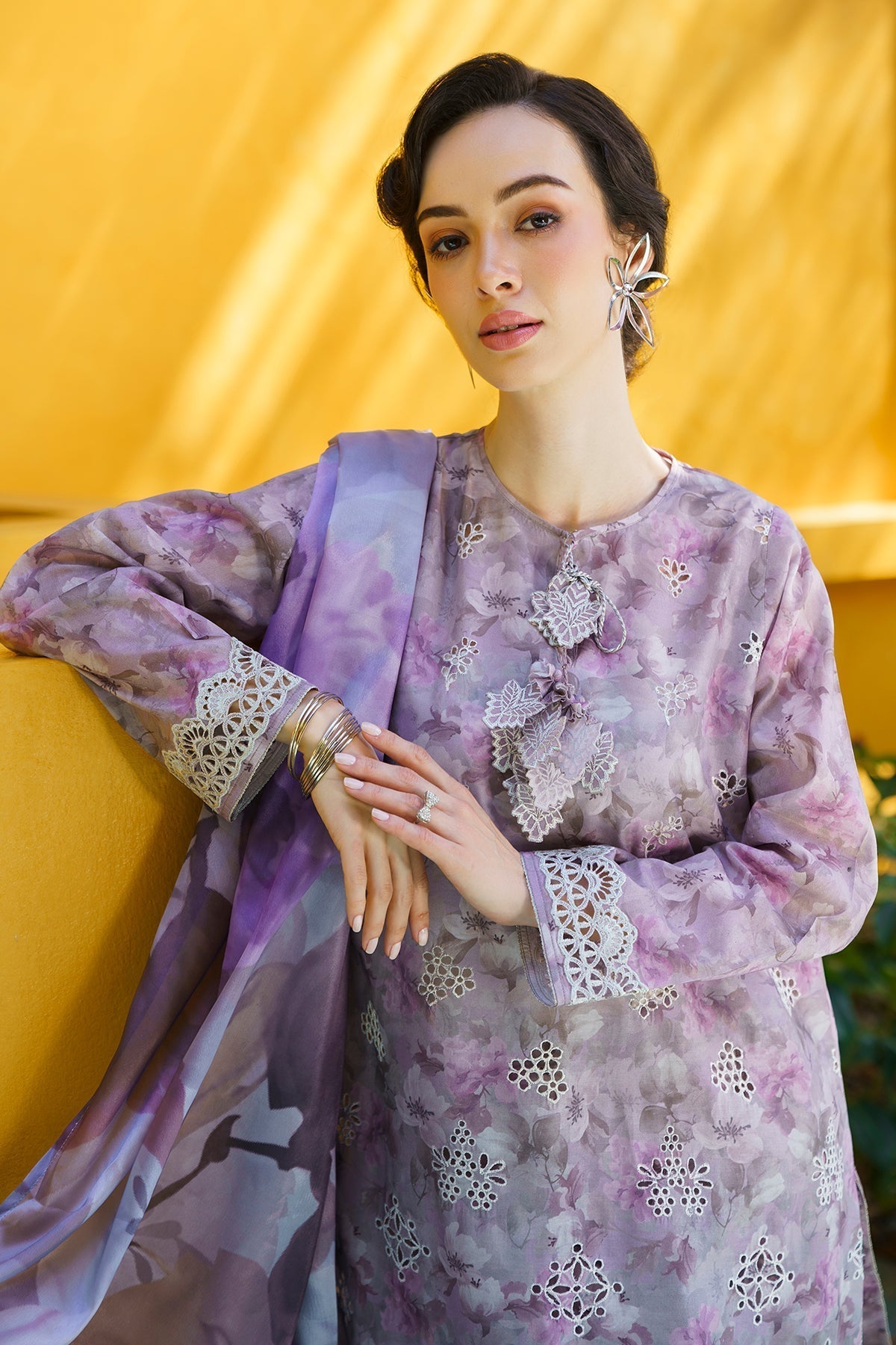 Organza Suit (3-Piece) by Baroque – SF-579, Photo 3