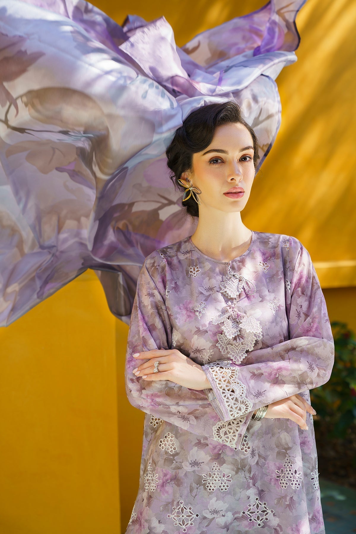 Organza Suit (3-Piece) by Baroque – SF-579, Photo 7