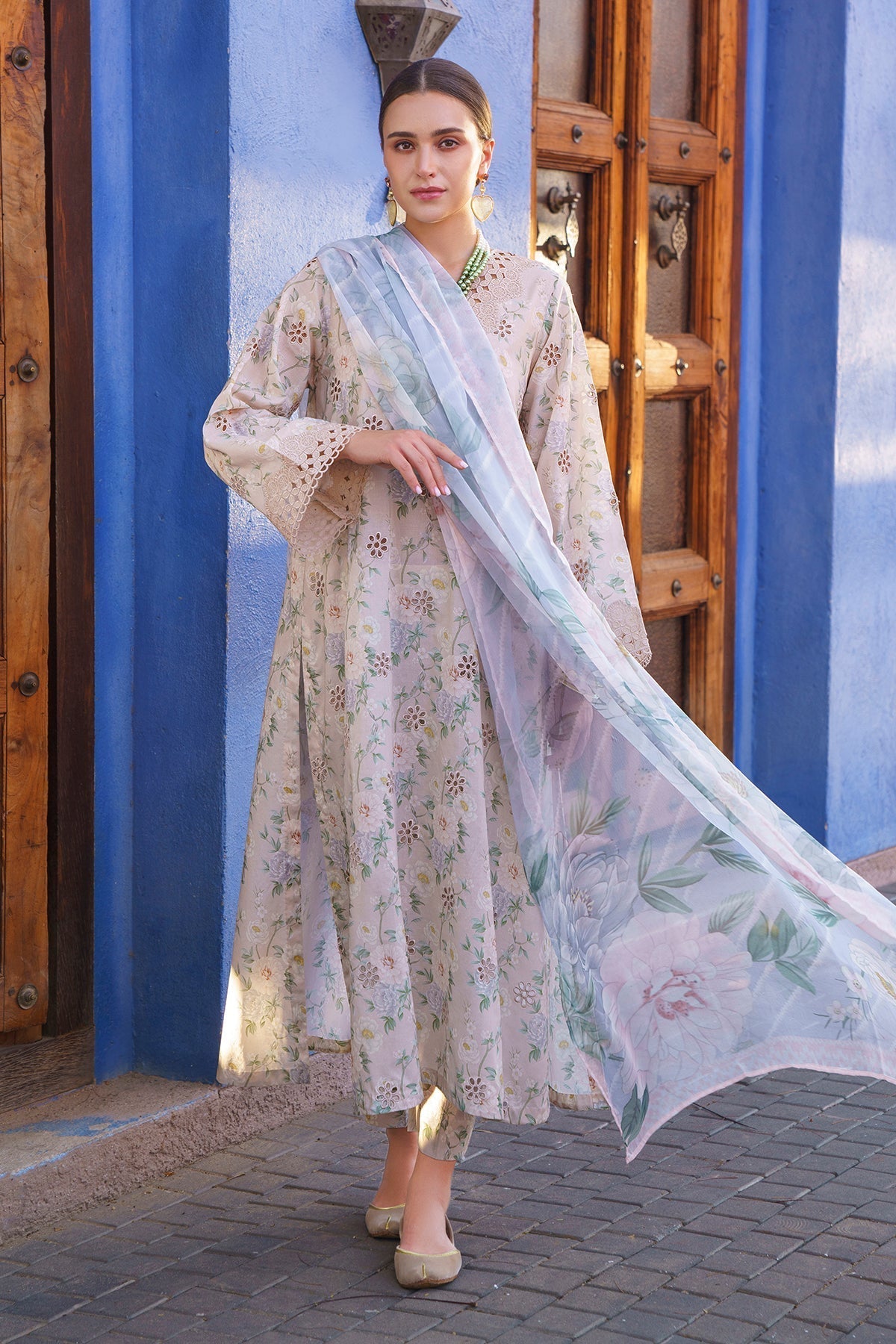 Organza Suit (3-Piece) by Baroque – SF-591
