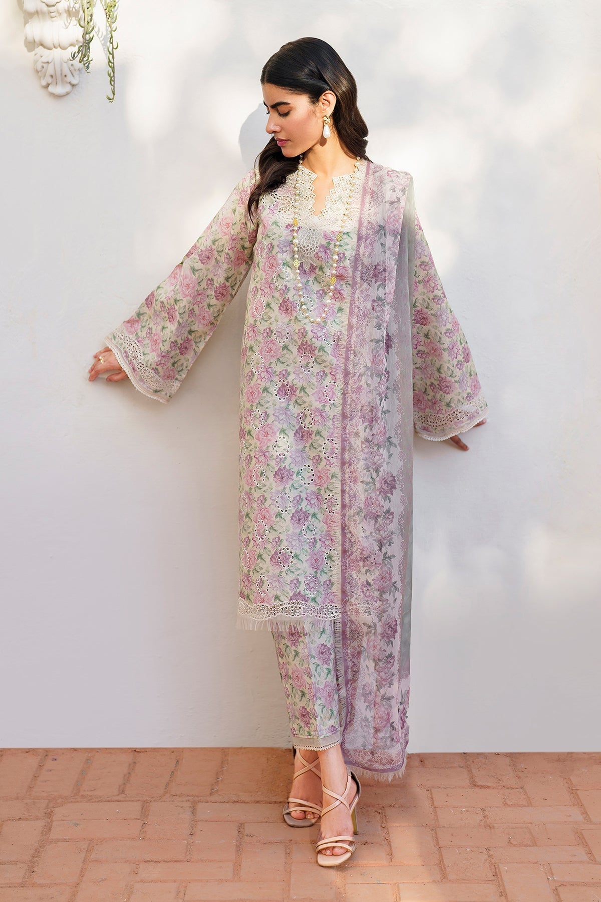 Organza Suit (3-Piece) by Baroque – SF-638, Photo 3