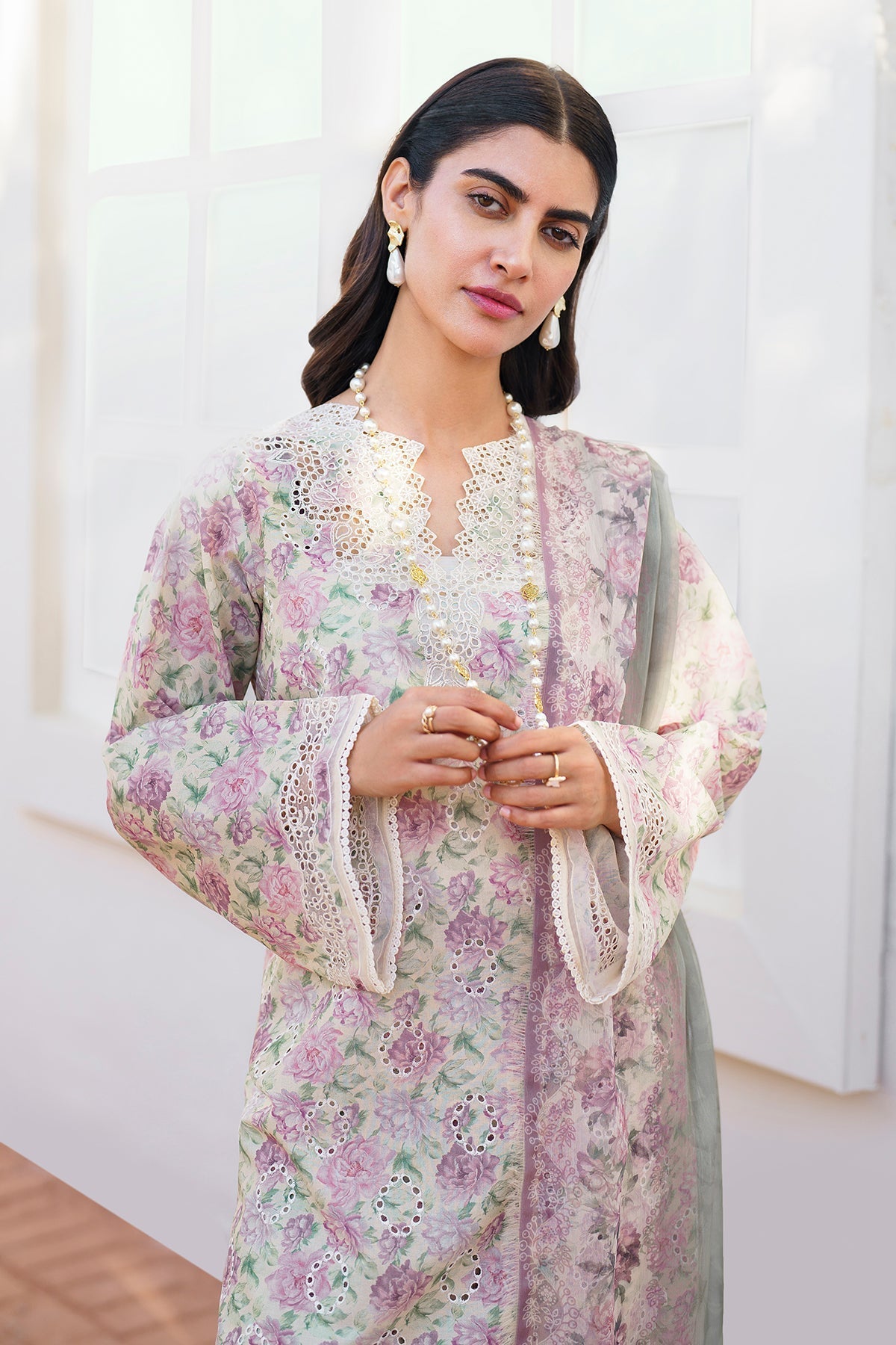 Organza Suit (3-Piece) by Baroque – SF-638, Photo 4