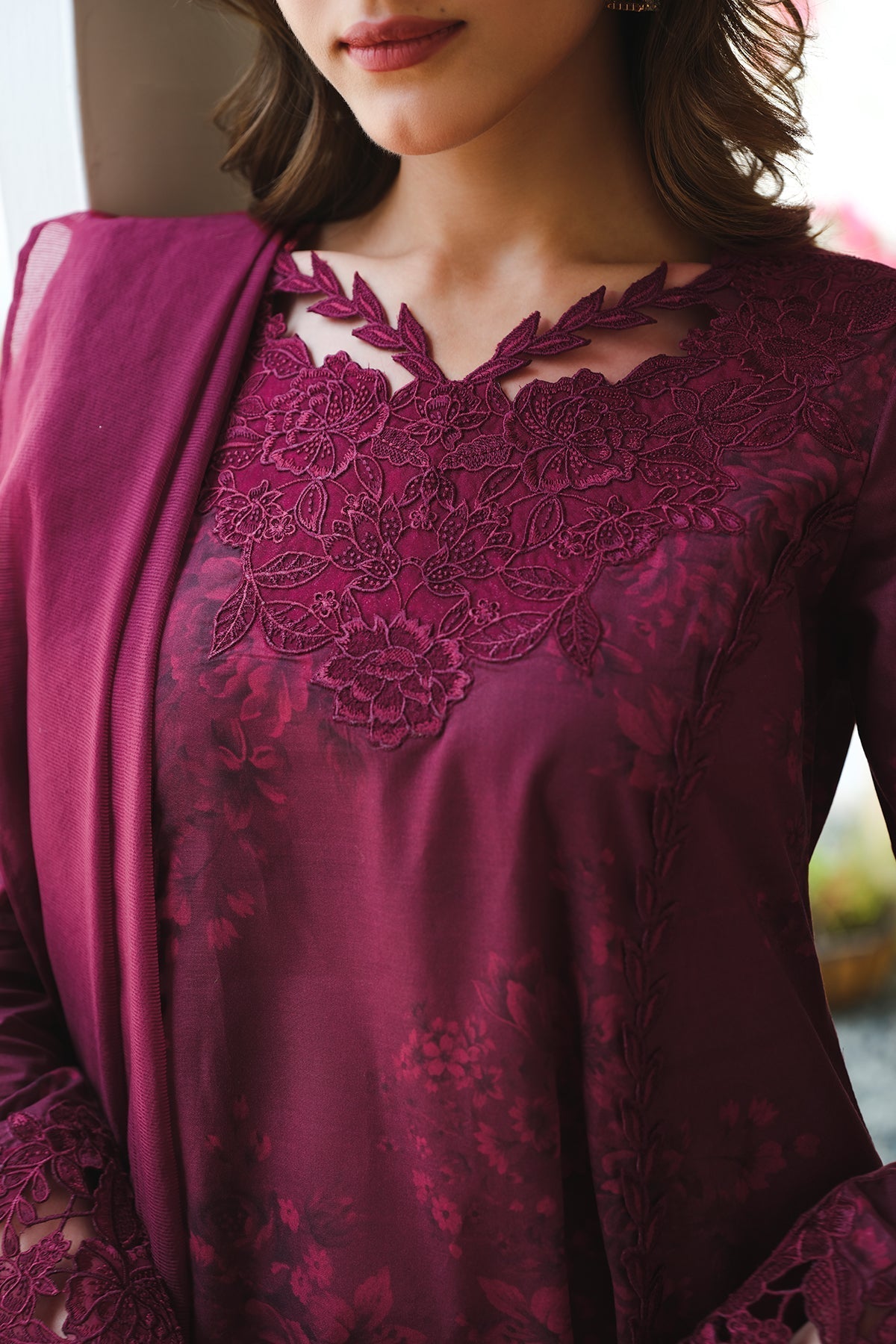 Organza Suit (3-Piece) by Baroque – SF-645, Photo 3