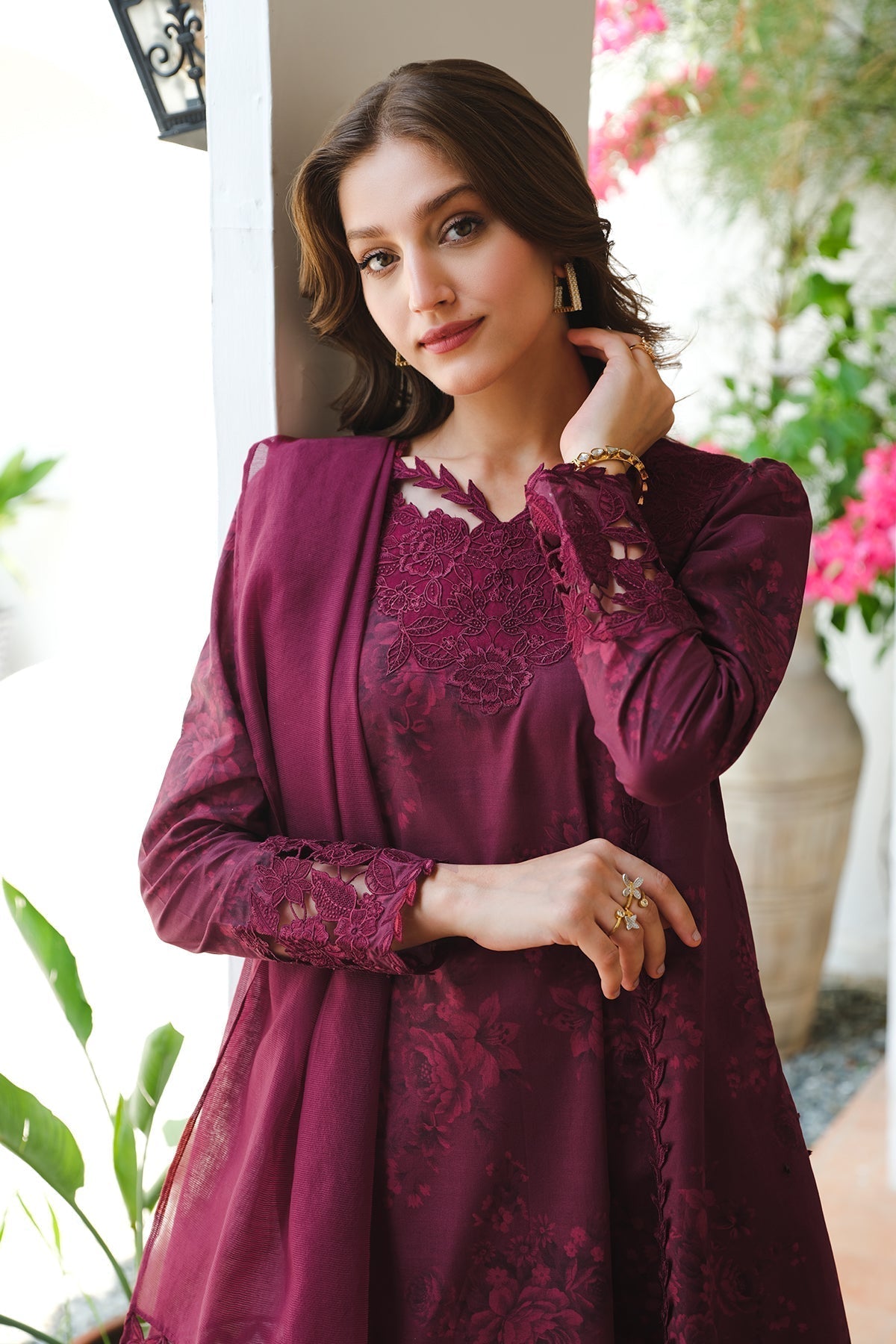 Organza Suit (3-Piece) by Baroque – SF-645, Photo 4