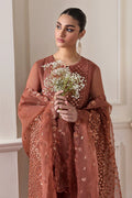 Baroque Exclusive Formal Embroidered Chiffon 3Pc UF-296 - House Of Hania