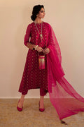 Baroque Exclusive Formal Embroidered Chiffon 3Pc UF-394 - House Of Hania