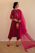 Baroque Exclusive Formal Embroidered Chiffon 3Pc UF-394 - House Of Hania