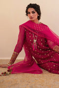Baroque Exclusive Formal Embroidered Chiffon 3Pc UF-394 - House Of Hania
