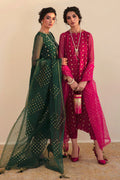 Baroque Exclusive Formal Embroidered Chiffon 3Pc UF-394 - House Of Hania