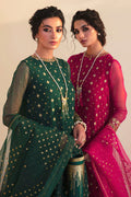 Baroque Exclusive Formal Embroidered Chiffon 3Pc UF-395 - House Of Hania