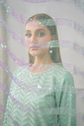 Baroque Exclusive Formal Embroidered Net 3Pc UF-517 - House Of Hania