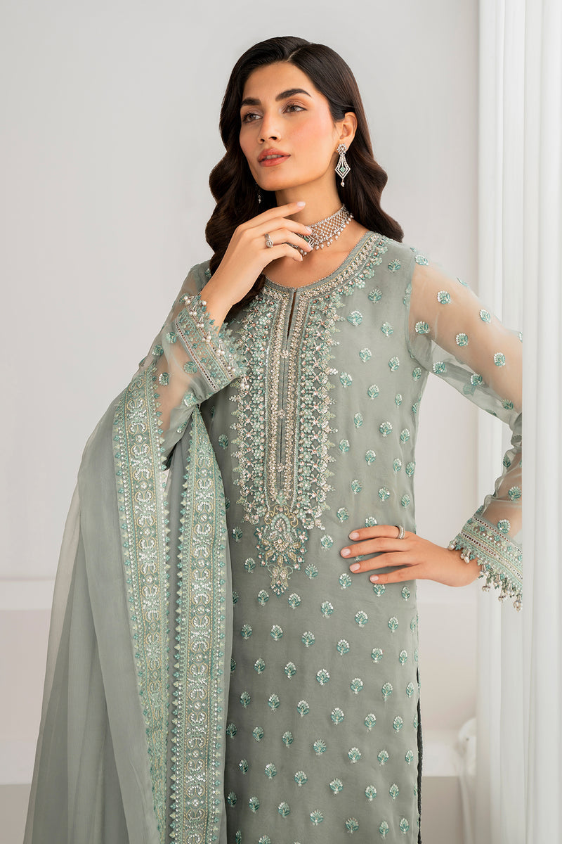Baroque | Formal Collection | CHIFFON UF-692 - House Of Hania