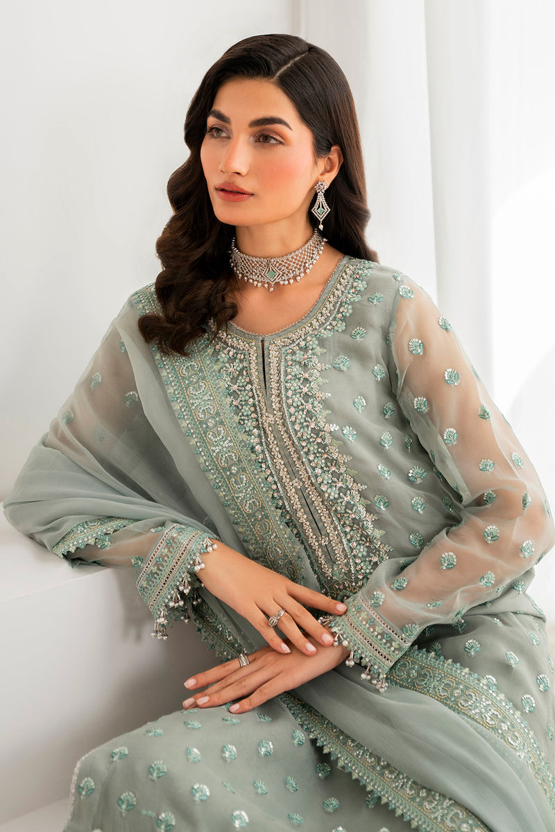 Baroque | Formal Collection | CHIFFON UF-692 - House Of Hania