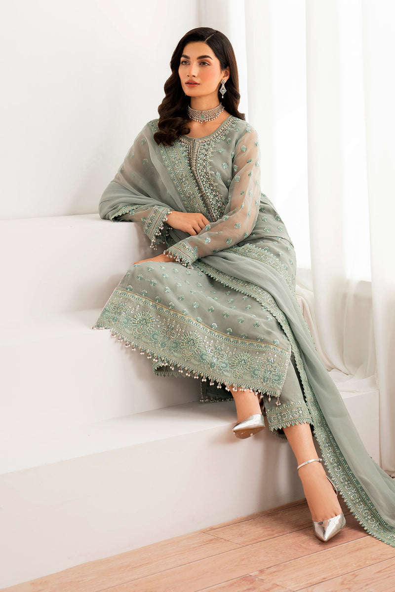 Baroque | Formal Collection | CHIFFON UF-692 - House Of Hania