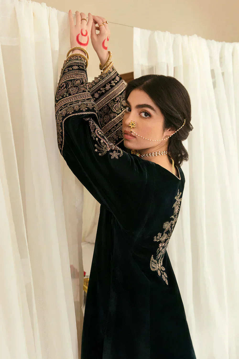 Baroque | Jahanara Luxury Velvet 23 | UF-249 - House Of Hania