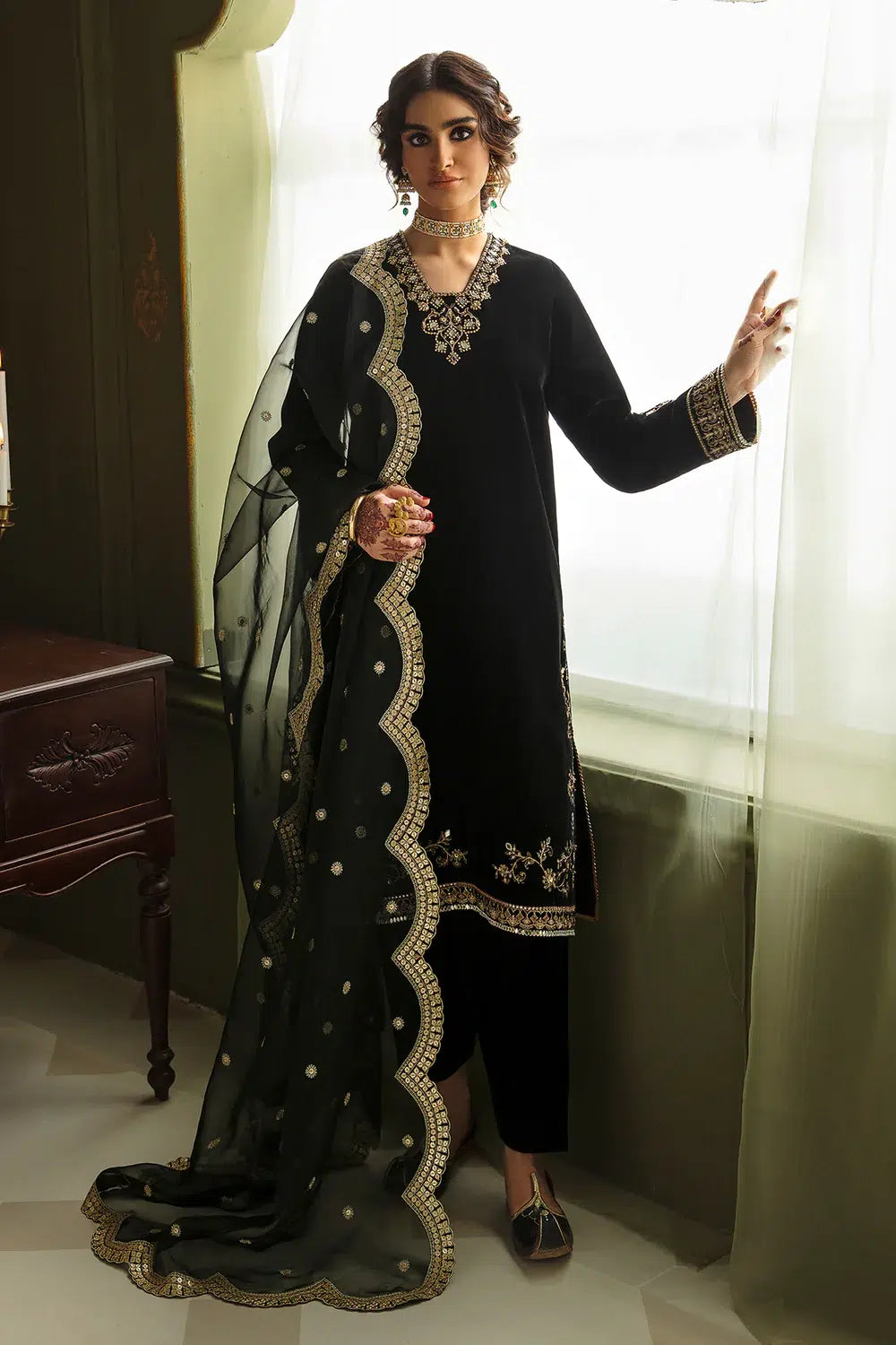 Baroque | Jahanara Luxury Velvet 23 | UF-462 - House Of Hania