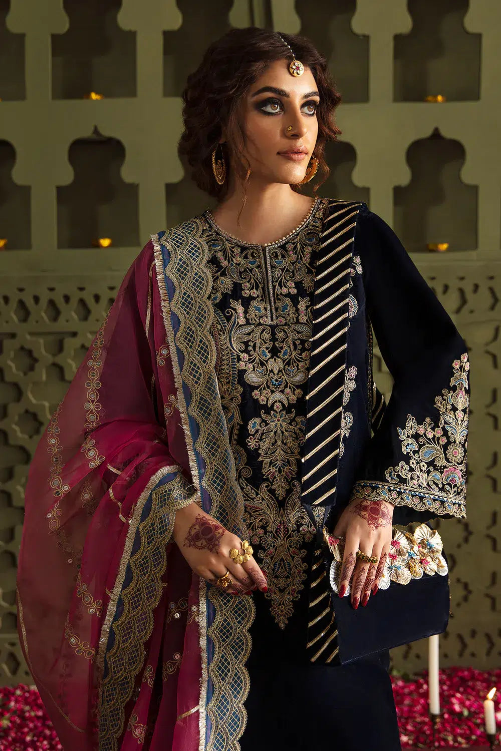 Baroque | Jahanara Luxury Velvet 23 | UF-463 - House Of Hania