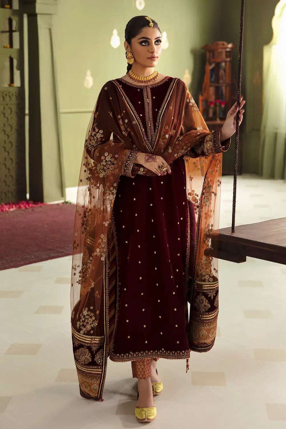 Baroque | Jahanara Luxury Velvet 23 | UF-466 - House Of Hania